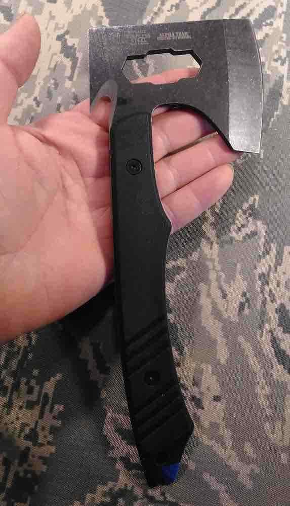 Alpha Team Hatchet Multi-Tool - Survival Ax + Flint Magnesium Fire Striker