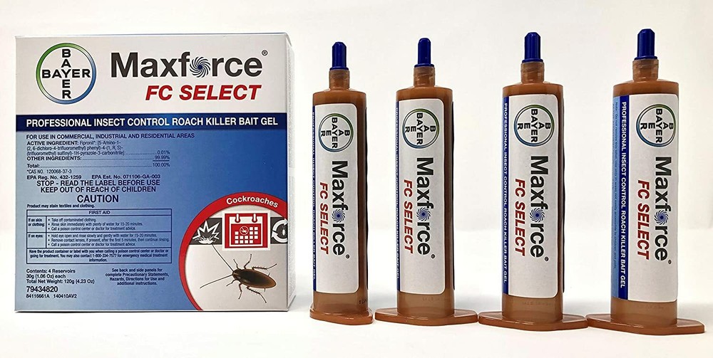 Maxforce Select Roach Killer Bait Four Tubes -  ***  SAME DAY SHIPPING ***