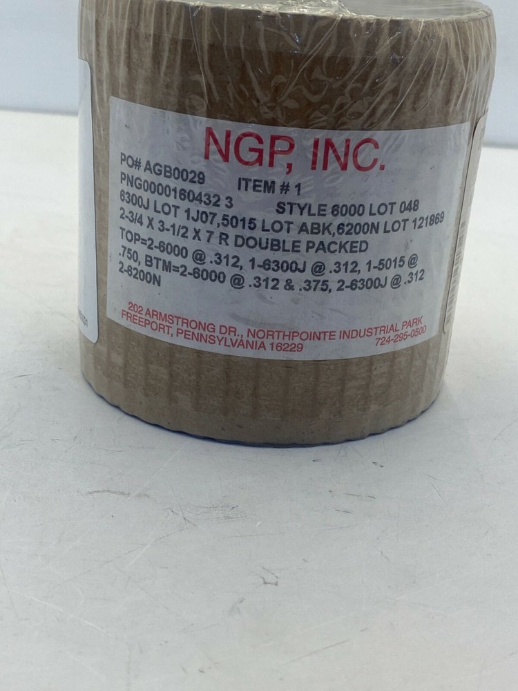 NGP PACKING DIE FORMED SPLIT RING 2-3/4 X 3-1/2 NIB