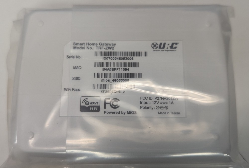 URC TRF-ZW2 Z-Wave Gateway