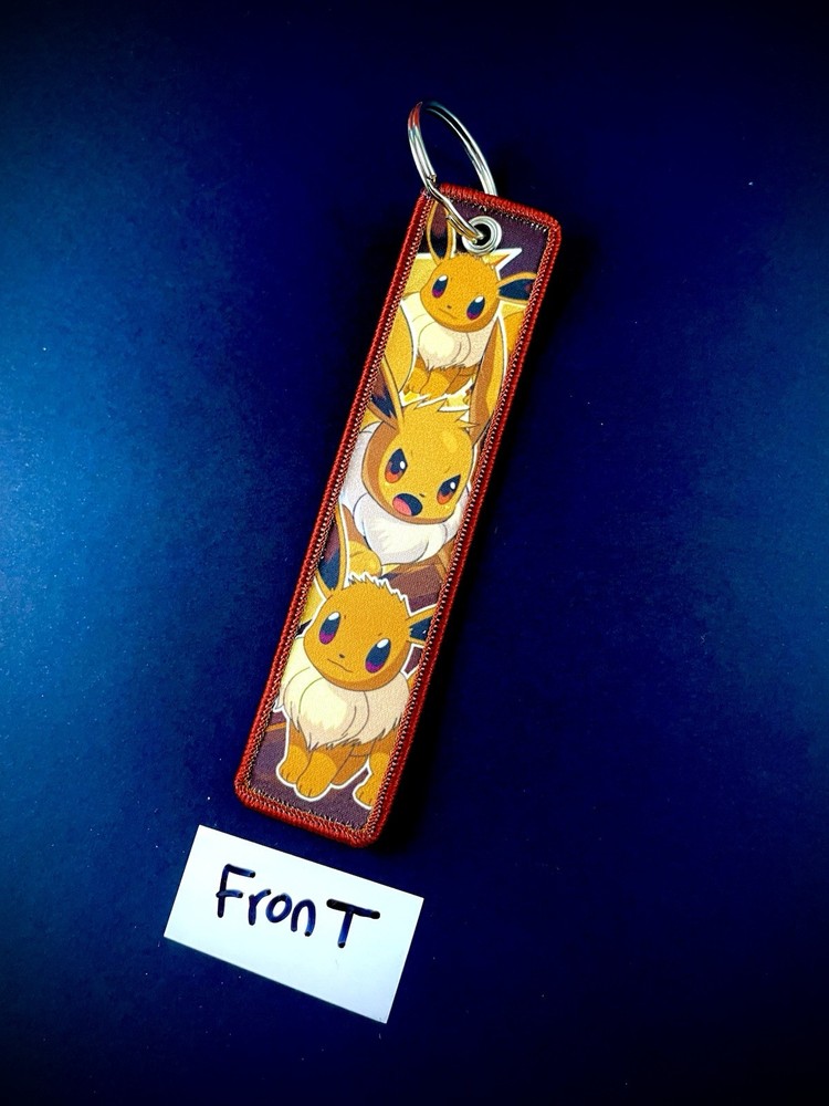 1 Piece Double Sided 5 Inch Eevee Keychain