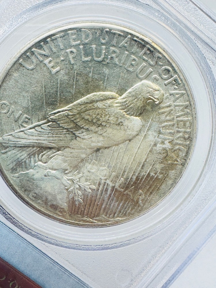 1928 Peace Silver Dollar PCGS AU 58