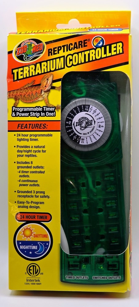 Repticare Terrarium Controller - Programmable | Timer and Power Strip in One NEW