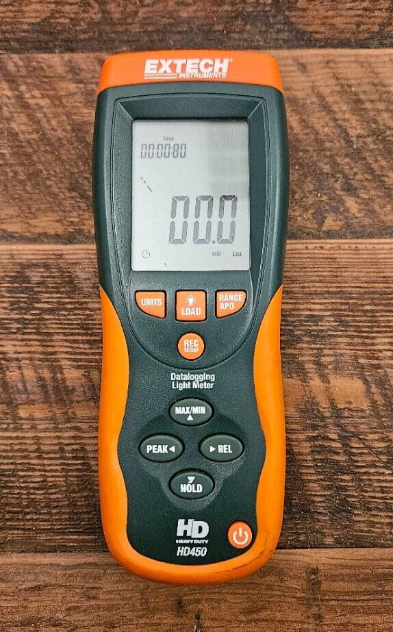 EXTECH HEAVY DUTY HD450 DATALOGGING LIGHT METER - UNIT ONLY