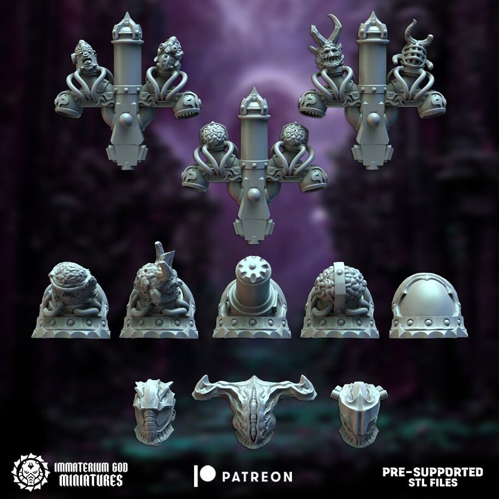 Eternal Punisher, Corrupted Warriors Bits Set - 40 Part Customization Bits Set.