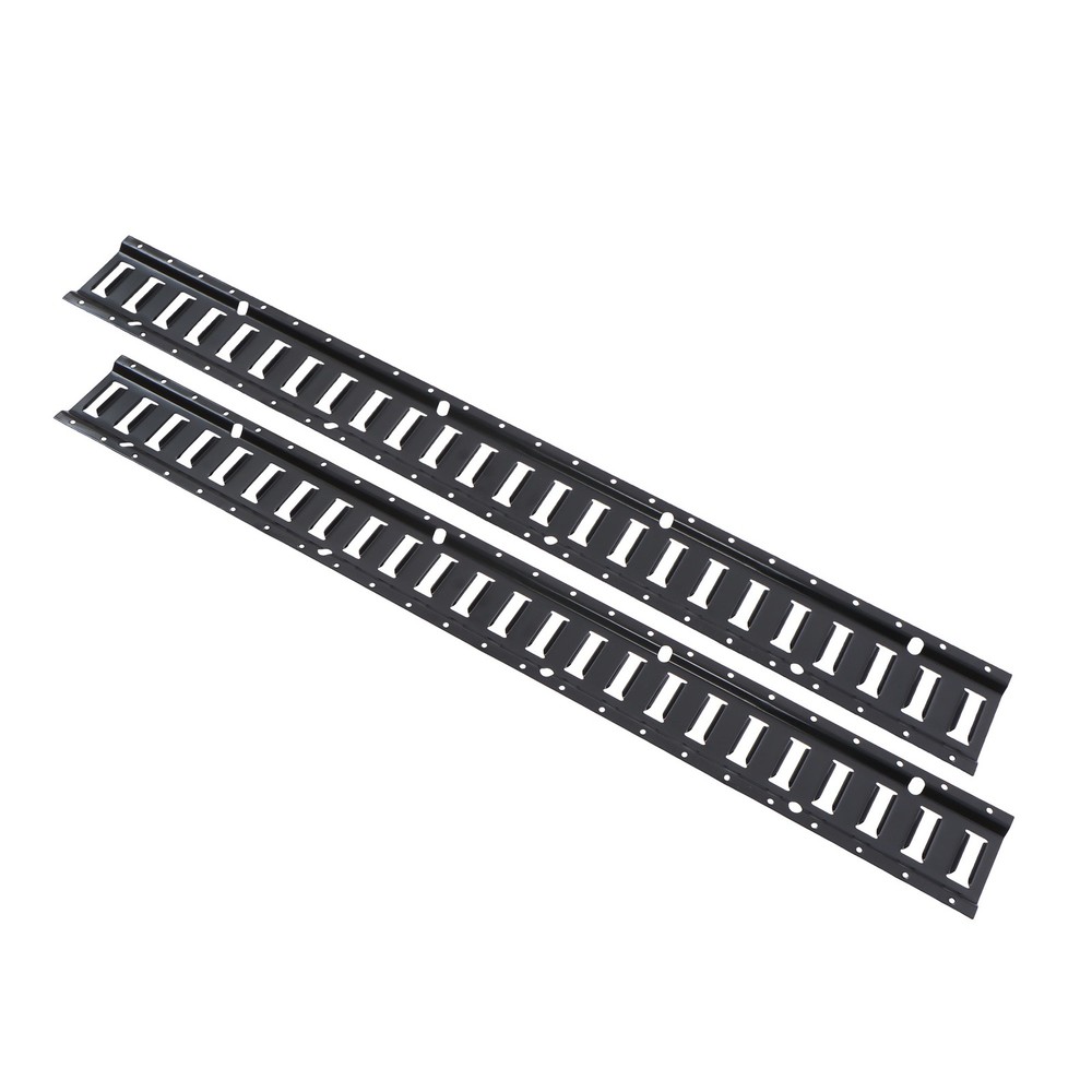 Labwork 2 Pack 4' E Tie Down Rail Kit For Cargo Trailers Power Coated E-Tracks