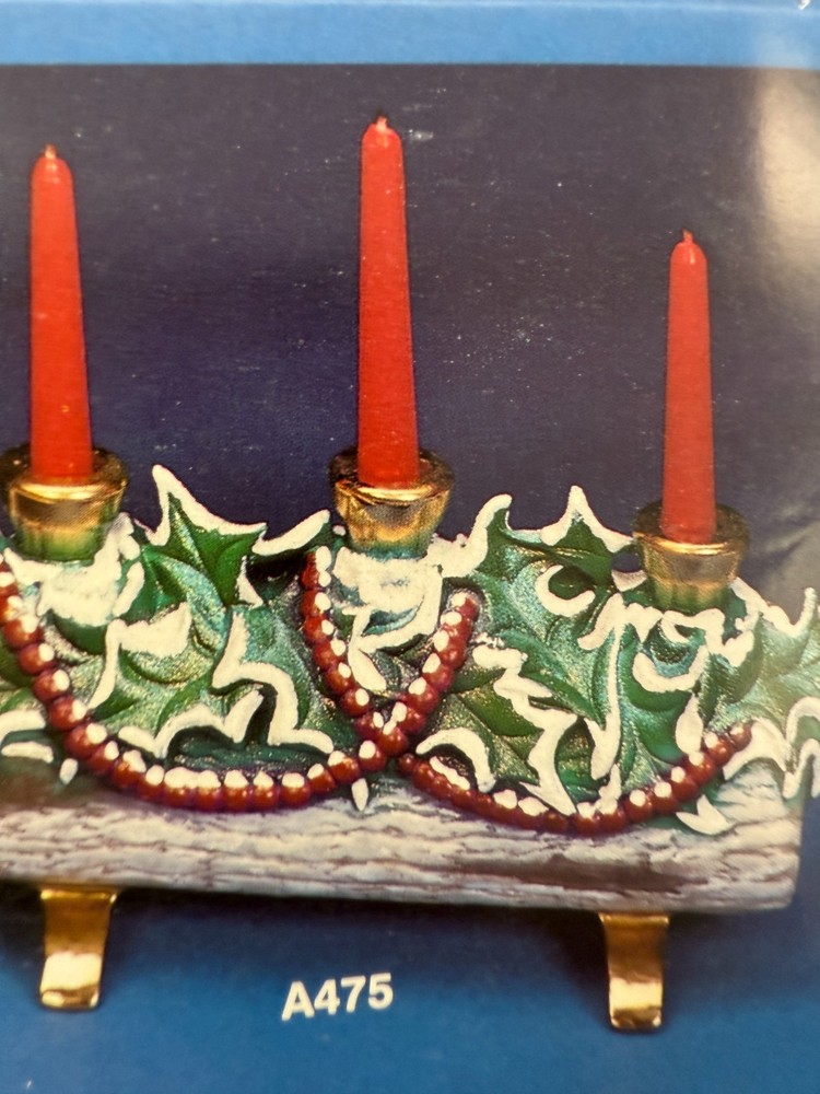 VINTAGE ATLANTIC CERAMIC MOLD #A-475 YULE LOG