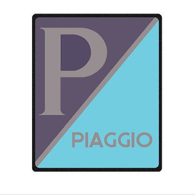new piaggio soft warm blanket single side print flannel