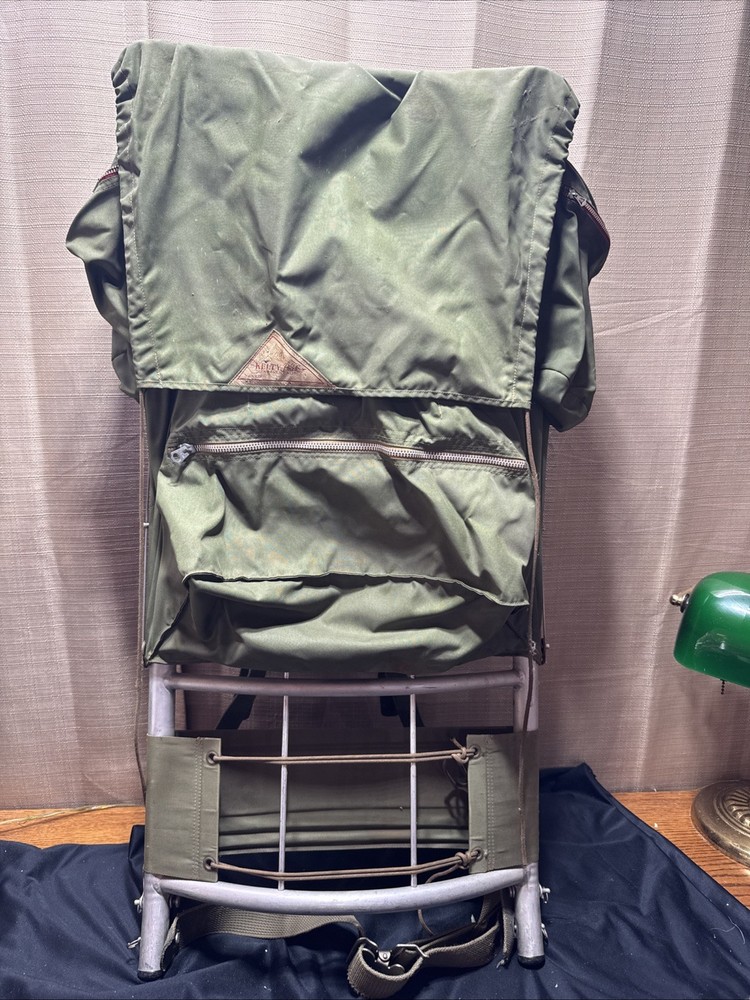 🔥KELTY PACK Vintage Green External Frame Hiking Backpack 31"