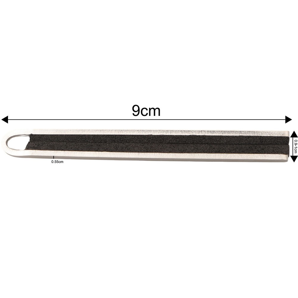 Precision Craftsmanship Silver Tone Banjo Mute for Optimal Performance