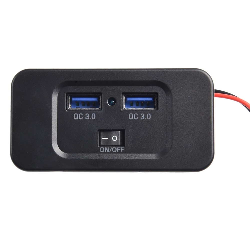 Versatile Performance Quick Charge 3 0 Dual USB Car Fast Charger Panel Outlet