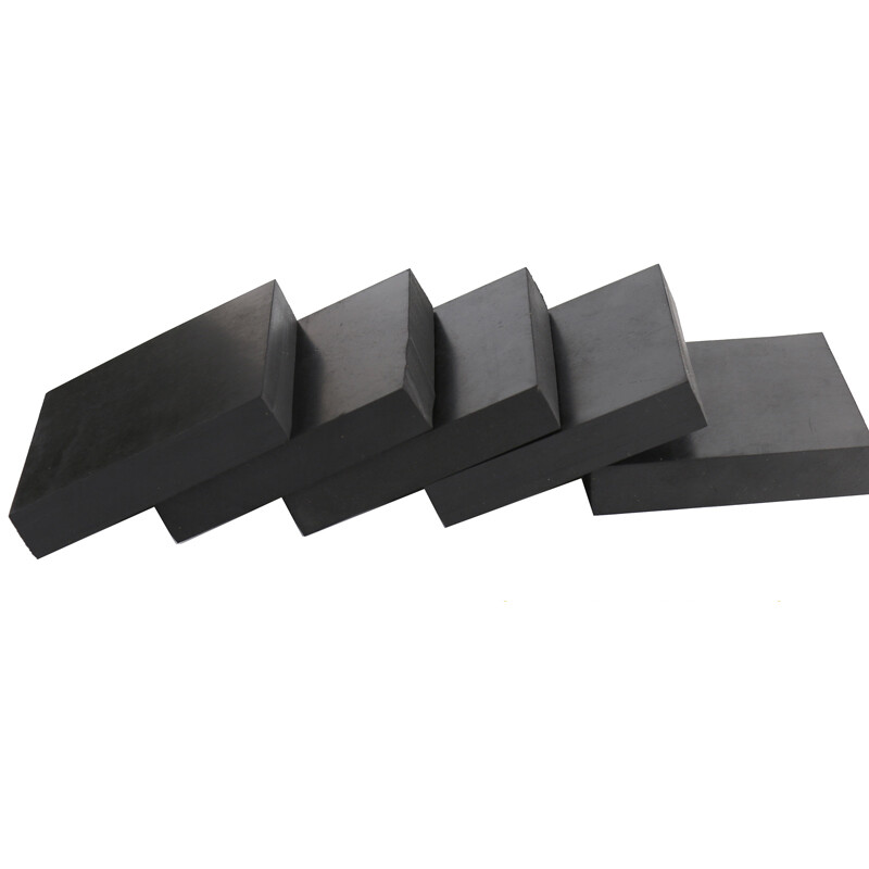 Solid Silicone Square Black Rubber Sheet Lap Block Shock Absorbing Pad Plate