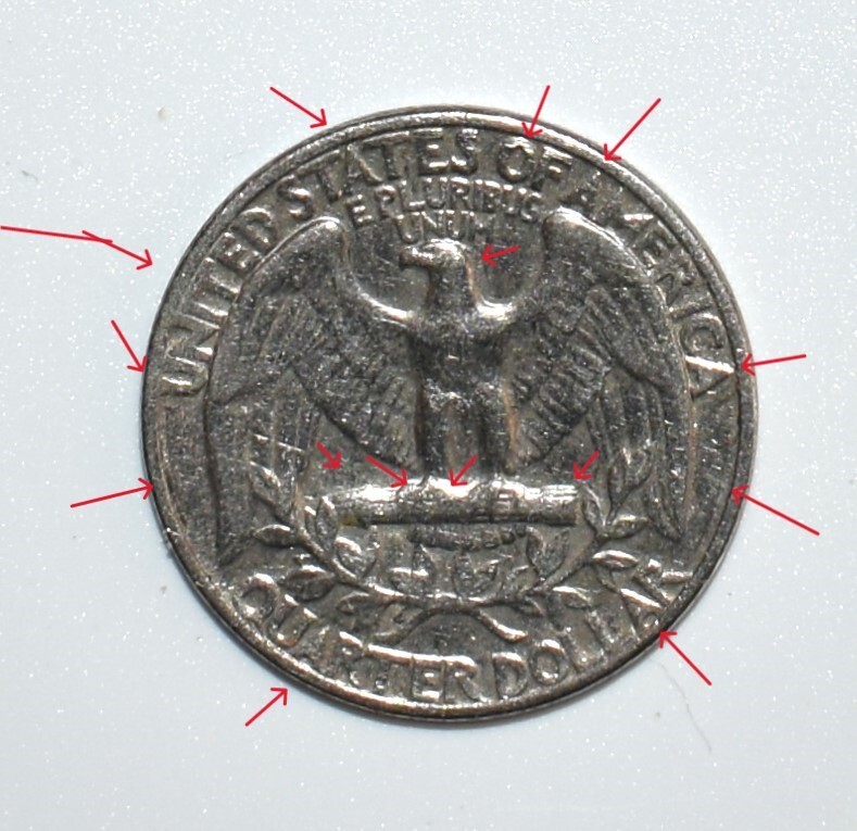 1969 D Quarter Missing Claw Error, Double Die, Partly Filled D RPM Strike Error