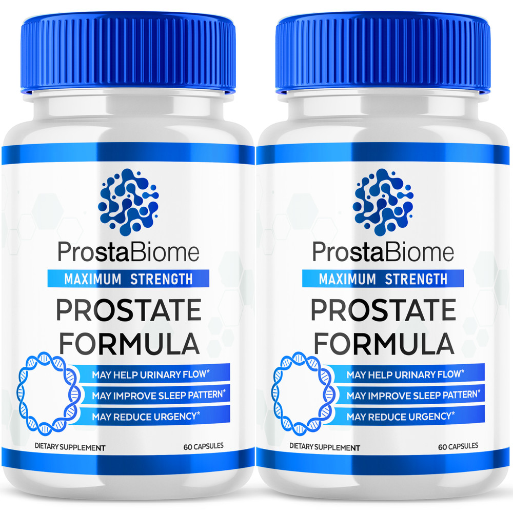 (2 Pack) Prostabiome Maximum Strength Prostate Formula Pills (120 Capsules)