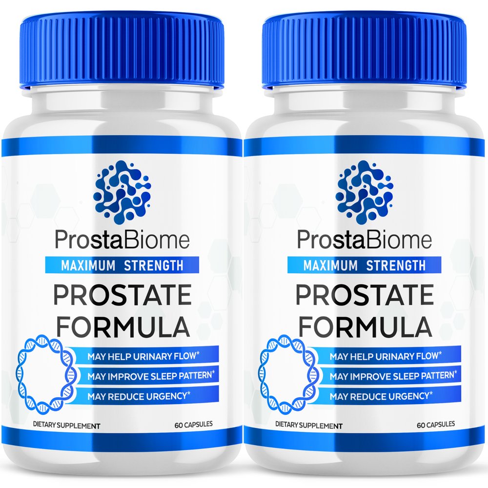 (2 Pack) Prostabiome Maximum Strength Prostate Formula Pills (120 Capsules)