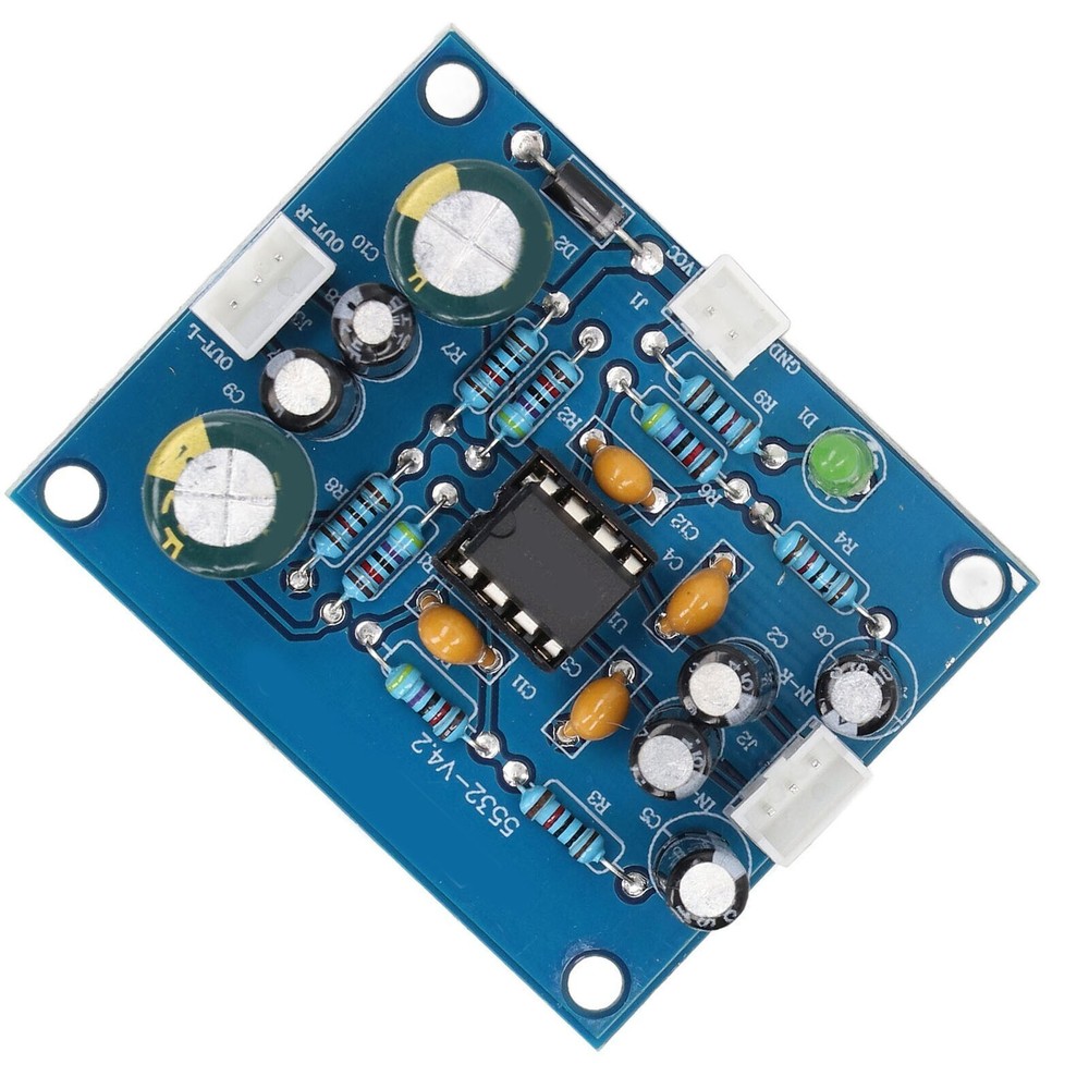 Preamp Module Audio Preamplifier Board NE5532 Chip Accessory Part