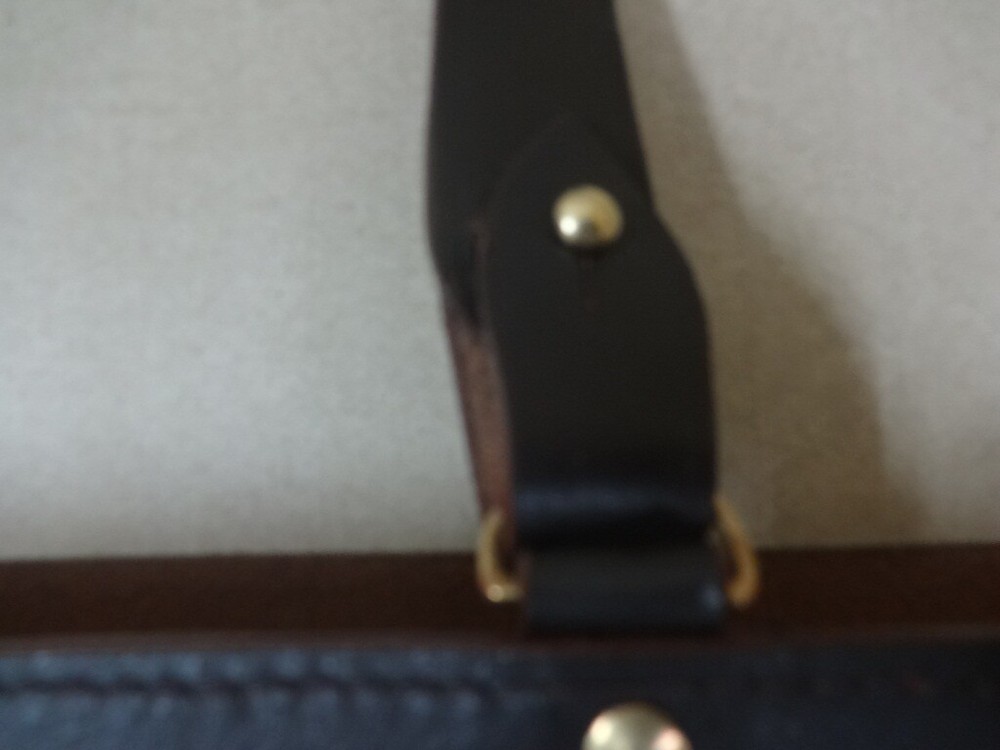 Sam Browne Belt with Shoulder Strap Dark Brown Reproduction Size 100 CMS e784
