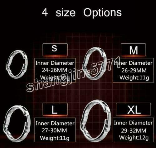 Magnetic Metal Peni Ring Adjustable Blocking Ring Delay Stretcher Exercise New