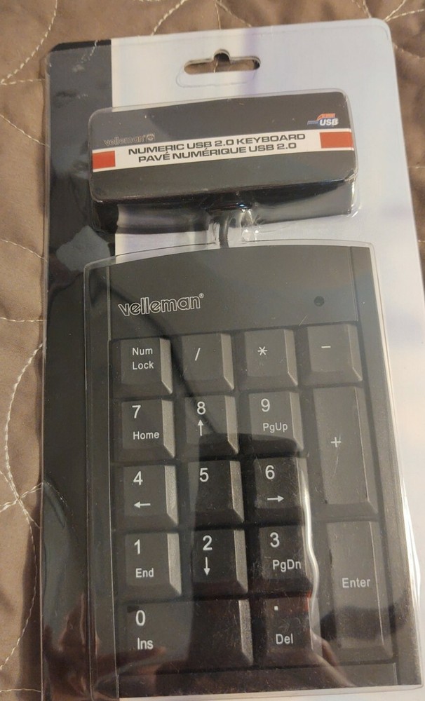 Velleman PCKB7 NUMERIC USB 2.0 KEYBOARD