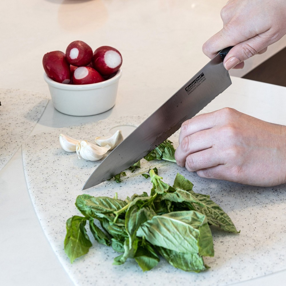 Beille Plastic Kitchen Cutting Board Set Textured Non-slip Surface, Set of 2