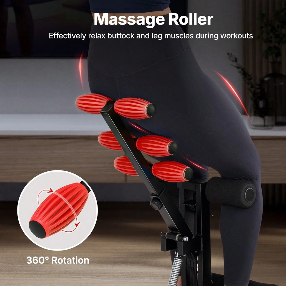 Deep Squat Machine, Adjustable Trainer for Glutes/Core/Legs, Home Gym