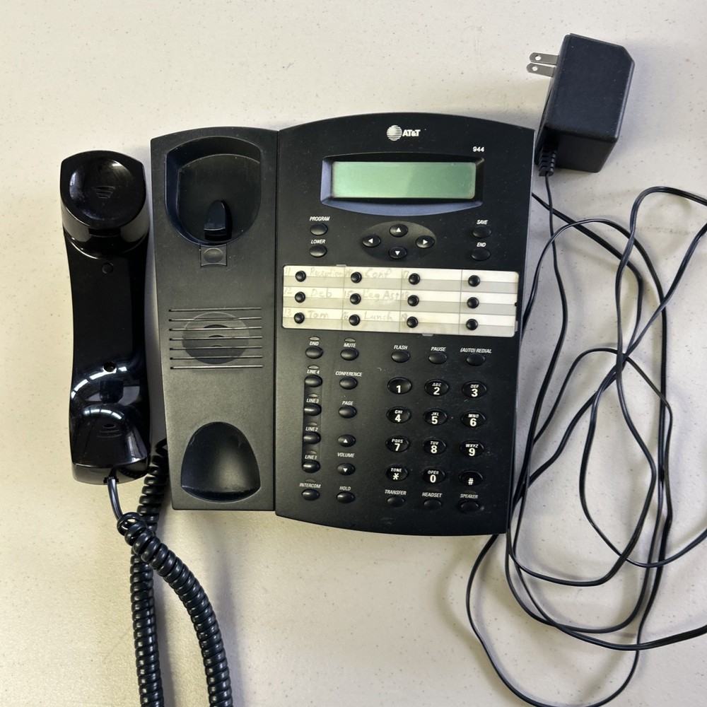 AT&T (Model 944)  4-Line Intercom Transfer & Conf. Corded Phone System