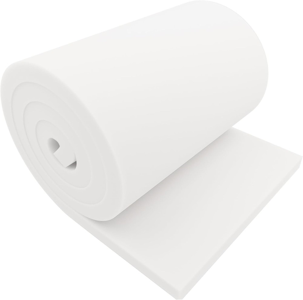 Solid Rectangular Foam Cushion 1x24x72 - Perfect for Home & Commercial Use