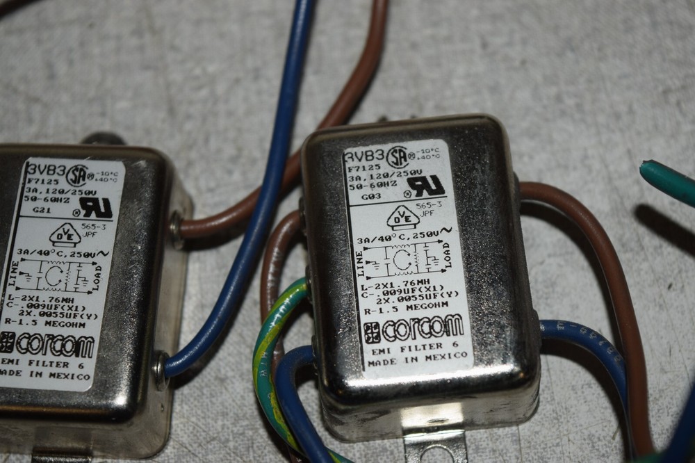 Corcom 3VB3 EMI Filter Lot of 3