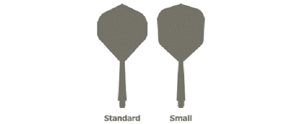 SOLID RED CONDOR AXE DART SHAFT/FLIGHT COMBO SMALL FLIGHT LONG SHAFT