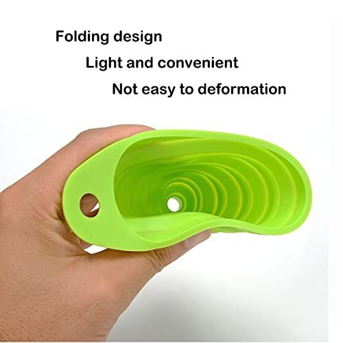 4 Pack Silicone Collapsible Funnel Set Foldable Kitchen Funnel for Water Bottle