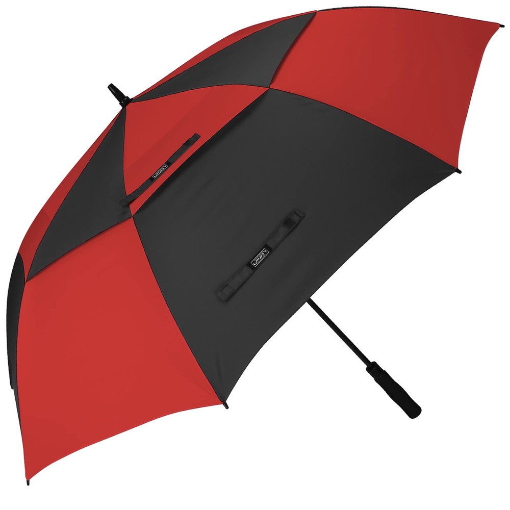 G4Free 62 Inch Automatic Open Golf Umbrella - Extra Large Double Canopy Vented