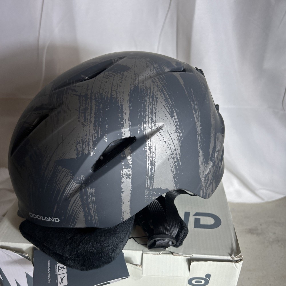 Odoland Ski Helmet Rock Black Size: MEDIUM