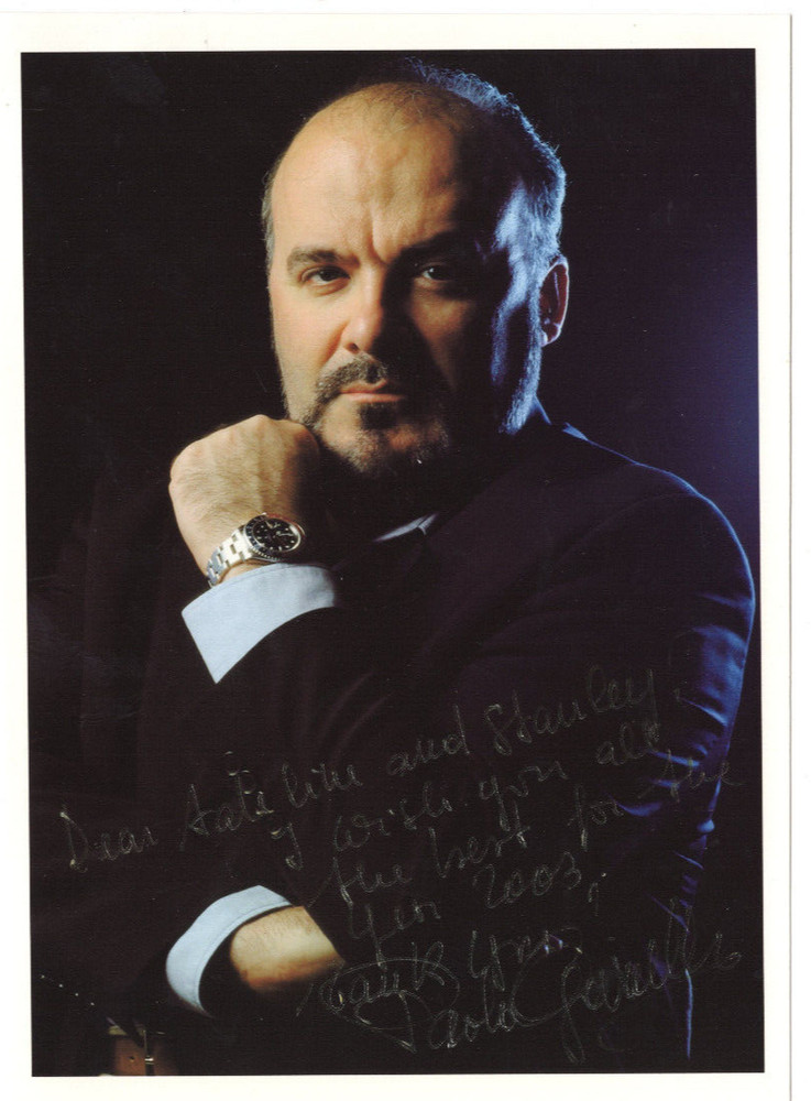 Paolo Gavanelli Signed Postcard Photo / Autographed Opera Singer
