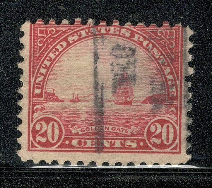Sc # 567 ~ 20 cent Golden Gate Issue, Precancel, OHIO