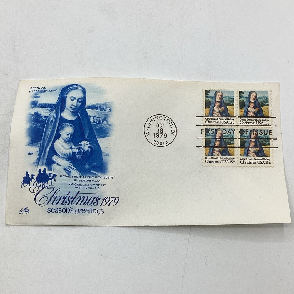 (4) 1970’s Assorted Postal Card & Envelope 13¢ & 15¢ Denominative Stamps FDC