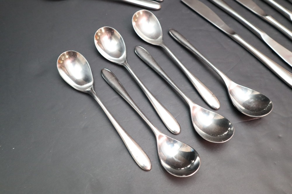 Washington Forge WF Stainless Flatware 30 Pc Set TEARDROP MCM Service for 6