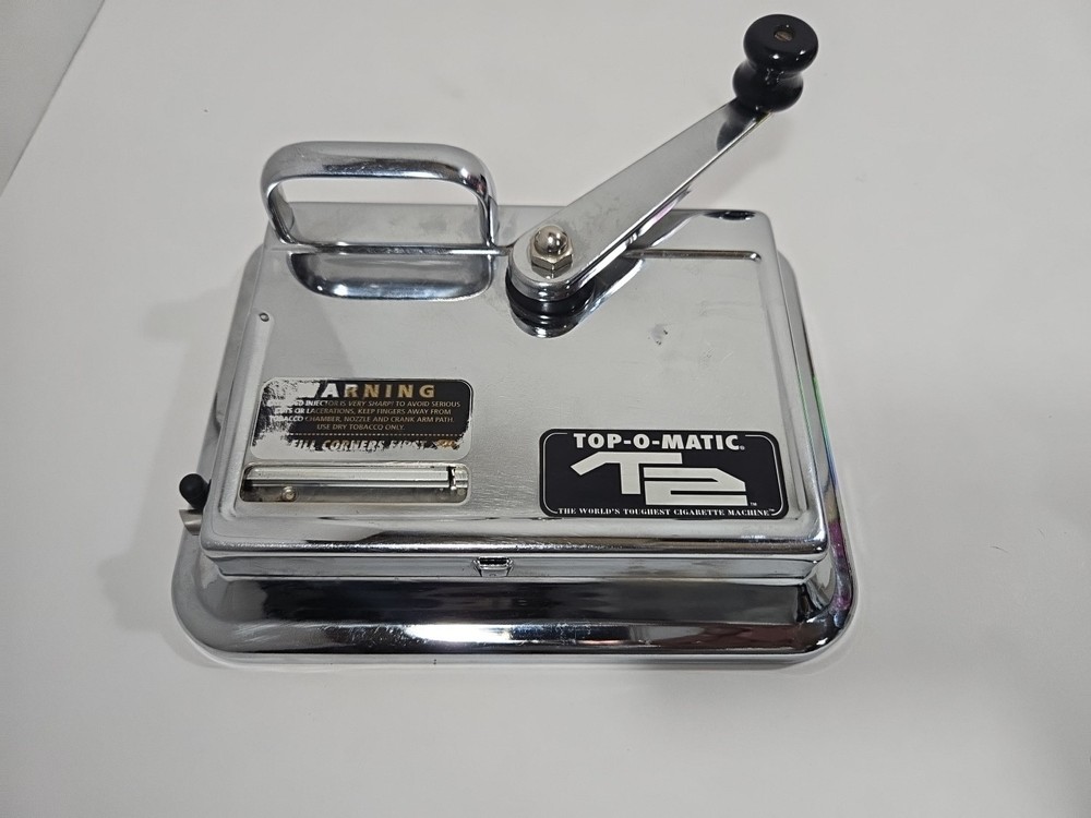 TOP-O-MATIC-T2'CIGARETTE ROLLING MACHINE W/BOX