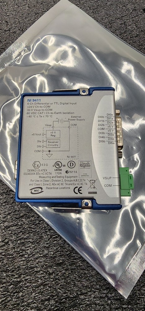 National Instruments NI 9411 6-Channel Differential TTL Digital Input Module