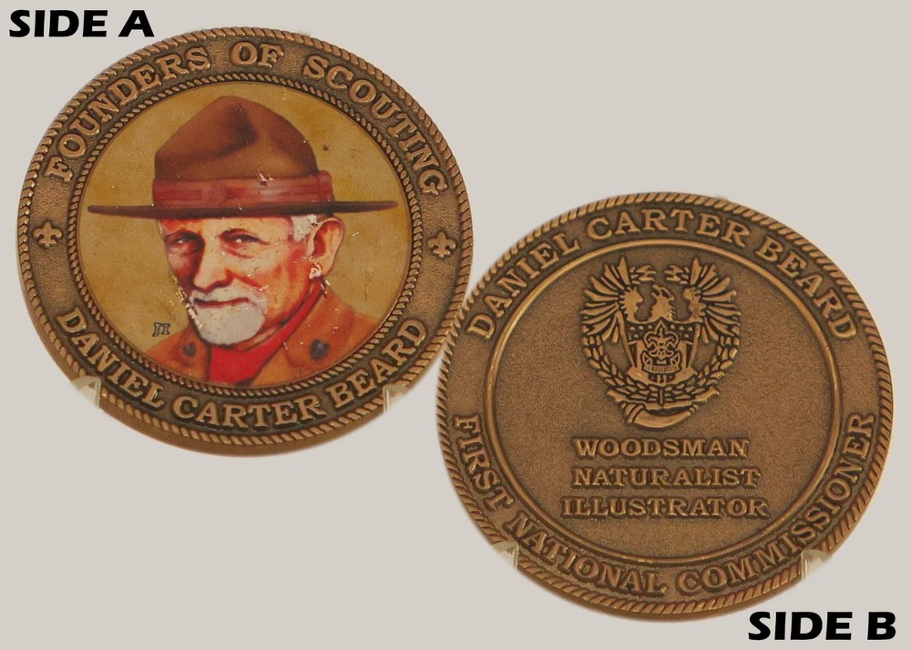 Daniel Carter Beard Scouting Founder Commissioner Challenge Coin  M#4