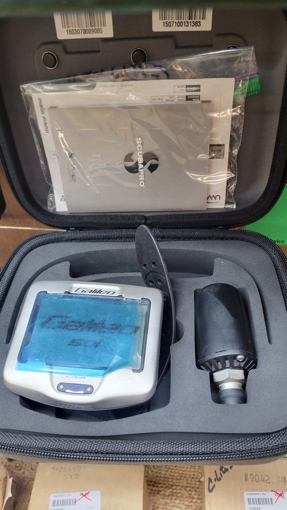 Scubapro Galileo Sol Dive Computer With Transmitter & Manuals