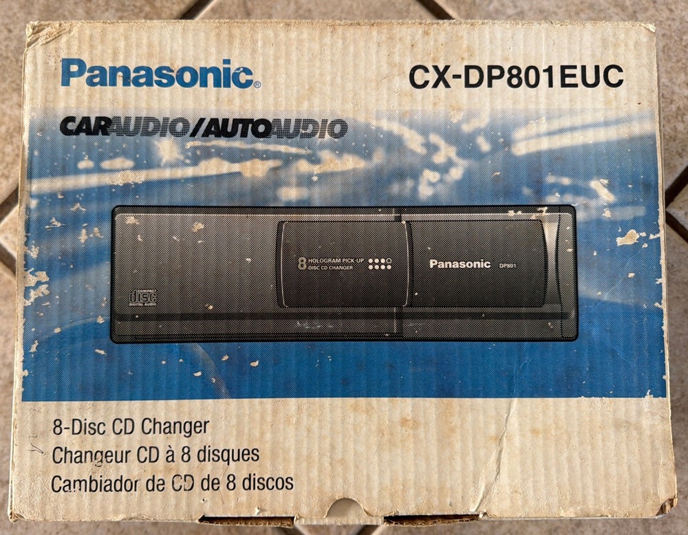 Panasonic 8 CD Changer CX-DP801EUC in the box