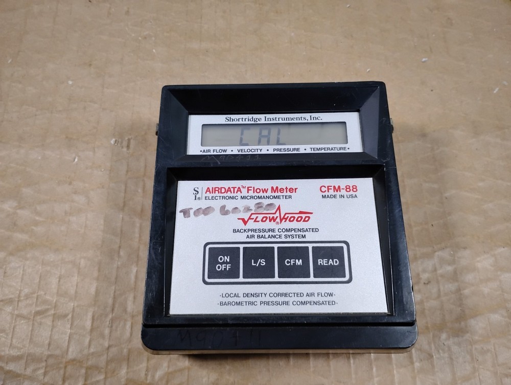 Shortridge Instruments CFM-88 Airdata Flow Meter Electronic Micromanometer