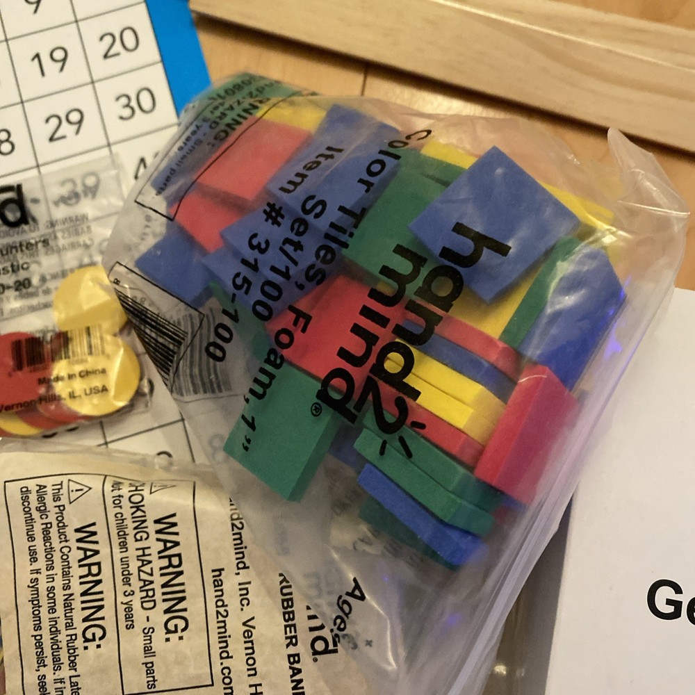 Saxon Home Study Math Kit Hand2mind Manipulatives Like New