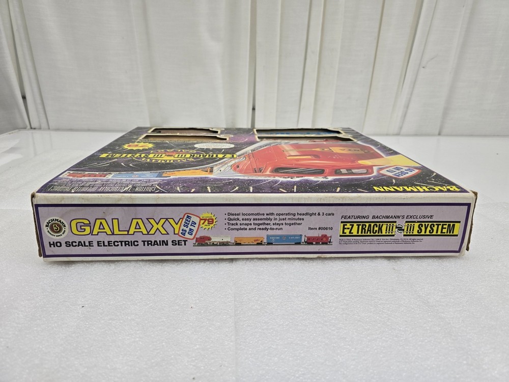 Bachman Galaxy HO Scale Train EZ Track System Read