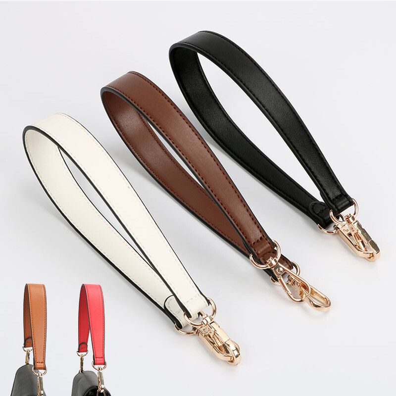 Replacement Purse Leather Strap Handle Shoulder PU Leather Handbag Belt Short