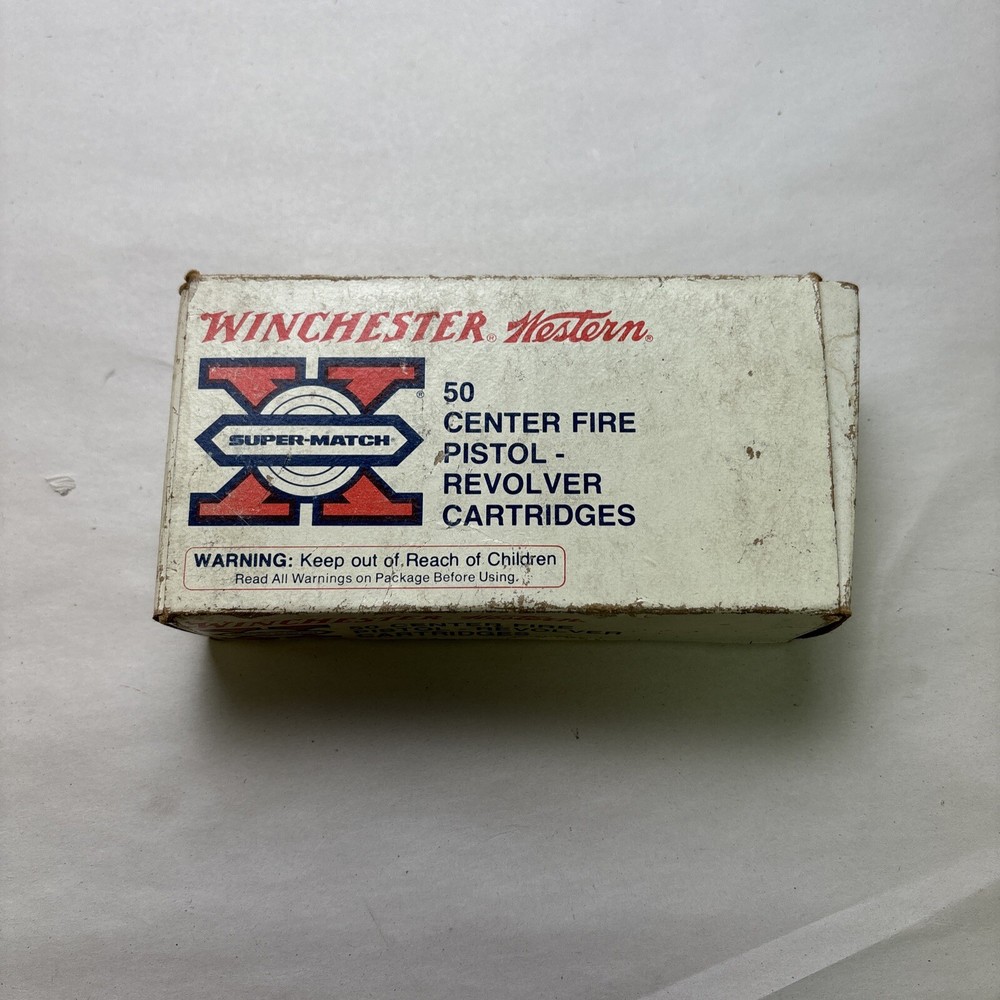 Vintage Winchester Super-X 50 CenterFire Empty Box