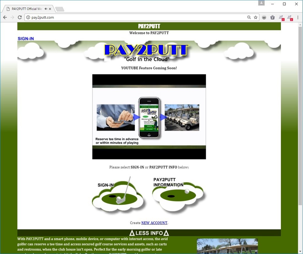 pay2putt.com & pay2golf.com  - Golf Website URL Domains - HUGE POTENTIAL!!!