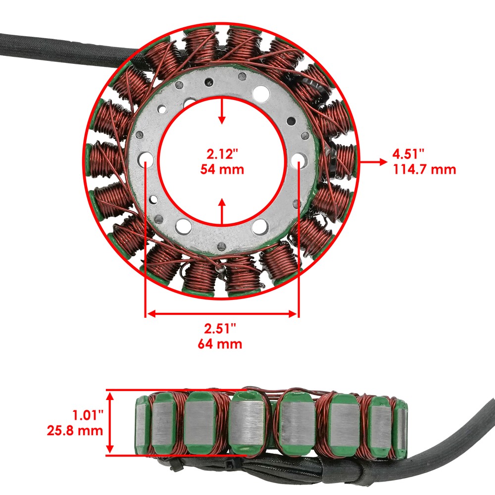 Stator for Arctic Cat 500 Automatic 2003 2004 2005 2006 2007 2008 2009 Magneto