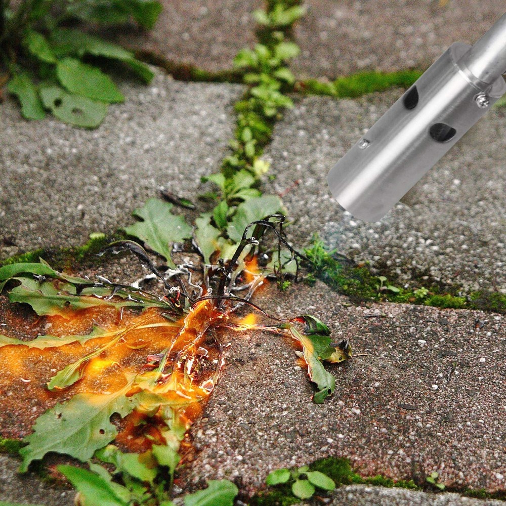 BLUEFIRE 32" Long Propane Weed Torch Burner Trigger Start Self Ignition