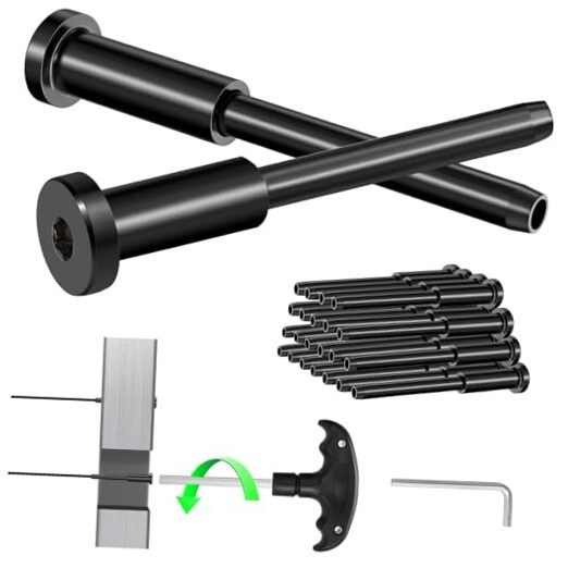 Pack Black Cable Railing Kit Invisible Receiver & Swage Stud End for 1/8" 30
